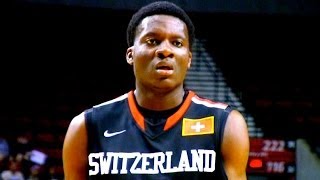 Clint Capela 2014 NBA Draft Potential Lottery Pick  Hoop Summit 2014 [upl. by Auqenahc]