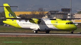 Mistral Air ATR 72 Land amp Take off  Florence Peretola Airport [upl. by Allana]