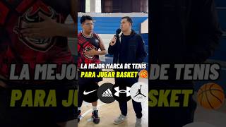 LA MEJOR MARCA DE TENIS para BASKET 🏀 nba deportes baloncesto basket basquetbol basketball [upl. by Aicilak258]