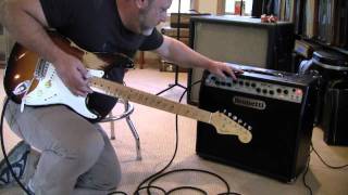 Brunetti MC2 Combo Amp 1957 Cunetto Fender Strat wwweddievegascom Eddie Vegas [upl. by Enelrae]