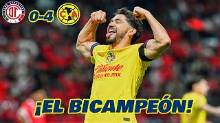 AMÉRICA GOLEA A TOLUCA EN LIGA MX CUARTOS DE FINAL APERTURA 2024 🏆 EN ZONA FUT [upl. by Eugenio98]