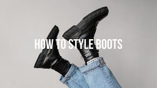 How To Style Black Boots This Fall [upl. by Faun]