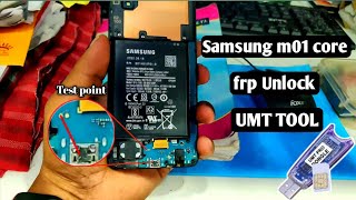 samsung m01 core frp unlock umt MTK tool via test point 100 frp done [upl. by Smoht]