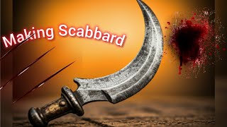 Making scabbard by blacksmith Blacksmithing AXE [upl. by Jolda257]