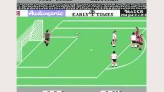 Emlyn Hughes International Soccer  Commodore C64 [upl. by Tepper624]