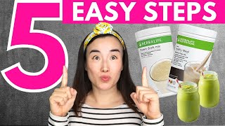 How To Make Herbalife Shakes 5 Easy Steps [upl. by Conger]