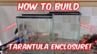 TARANTULA ENCLOSURE  How to build [upl. by Mayman243]