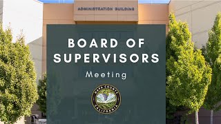 County of Napa  Board of Supervisors October 10 2023 [upl. by Aronson]