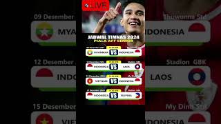 Jadwal Piala AFF 2024 timnasindonesia aseancup2024 [upl. by Merc]