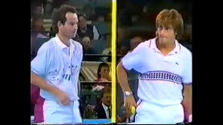 Henri Leconte vs John McEnroe  Stuttgart Classic 1989 [upl. by Ashjian]