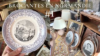 BROCANTE en Normandie partie 1mes trouvailles brocante [upl. by Aronal]