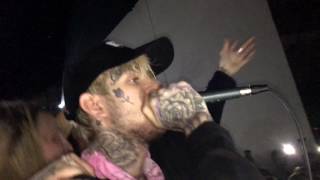 Lil Peep feat Lil Tracy  White Tee Live in LA 10142016 [upl. by Cinom]