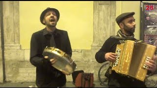 Musica a Roma Pizzica Organetto Tamburello e Canto [upl. by Gaves]