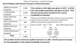 Percents  Increase and Decrease Problems [upl. by Irat]