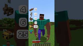 Epic Jump Test vs Different Mobs in Minecraft meme shorts minecraft [upl. by Saxon]