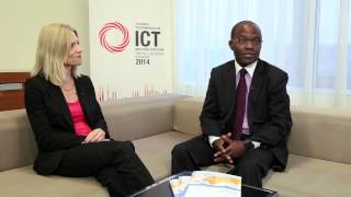 ITU INTERVIEW Cosmas L Zavazava ITU and Susan Teltscher ITU [upl. by Ahsilram926]