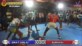 Smat usilai Vs Surakaaipatti  Saranalaya kabaddi Cinaalapatti  Vj Sports 2024 [upl. by Camilia]