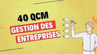 QCM gestion des entreprises [upl. by Publias]