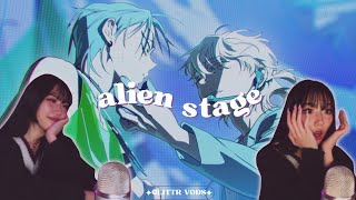 Glittr Watches the ENTIRETY of Alien Stage so far FULL REACTION  Variety [upl. by Boote]