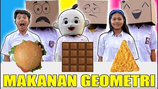 PILIH KARAKTER MUKA KARDUS SESUAI MAKANAN GEOMETRI [upl. by Oninotna677]