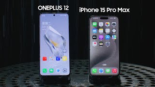 ONEPLUS 12 IP65  Water Touch Test vs iPhone 15 Pro Max [upl. by Azer]