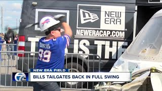 Bills Tailgates in Full Swing [upl. by Eillas498]