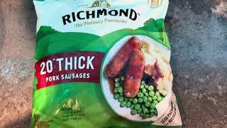 Richmond Frozen Sausages With Aldi Silicon Liner [upl. by Amedeo]