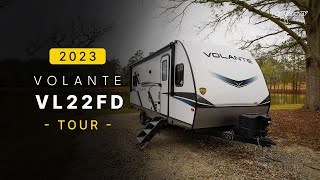 RV Rundown  2023 CrossRoads Volante VL22FD Front Den Travel Trailer at Southern RV of McDonough GA [upl. by Nhguaval50]