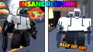 🔄 New REWORKED ENGINEER Nightmare Showcase INSANELY OP  Toilet Tower Defense [upl. by Cornell909]