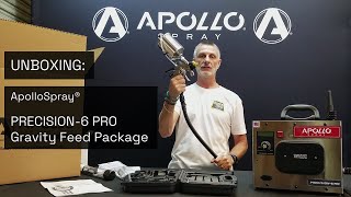 Unboxing the ApolloSpray PRECISION 6 PRO Gravity Feed Package [upl. by Salis]