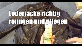 83metoo Lederjacke richtig reinigen und pflegen [upl. by Arihsan273]