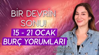 BİR DEVRİN SONU  15  21 Ocak Burç Yorumları  Astroloji Gurusu [upl. by Etteniuqna526]