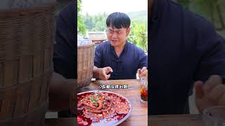 OSong Song challenges eating spicy lamb sausages mukbang [upl. by Greenes]