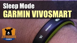 Garmin Vivosmart  How to Use Sleep Mode [upl. by Jeffers]