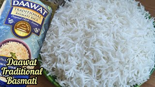 Daawat Traditional Basmati Rice Review  How to Cook Daawat Traditional Basmati Rice [upl. by Bein]