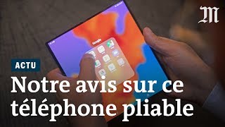 Smartphone pliable  nous avons testé le Huawei Mate X [upl. by Ayojal]