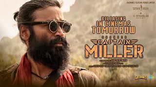 CaptainMiller Hindi  Releasing In Cinemas Tomorrow  Dhanush  Shivarajkumar  Arun Matheswaran [upl. by Valeda185]