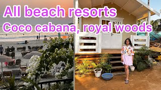 All Beach huts and resorts at palolem beach  location of all resorts with price  cocoa cabana O3 [upl. by Narad]