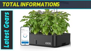 iDOO WiFi 12 Pods Hydroponics System The Ultimate Smart Indoor Garden [upl. by Cottrell]