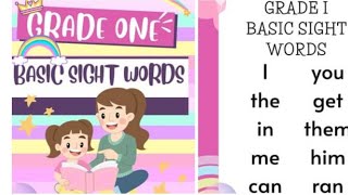 GRADE 1 BASIC SIGHT WORDS  ENGLISH INSTRUCTIONAL READING MATERIALS  INTERVENTION MATERIALS [upl. by Asusej]