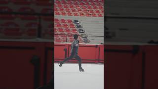 Its good to be back at thepeakicecamps 🖤 figureskating sports [upl. by Chapman899]