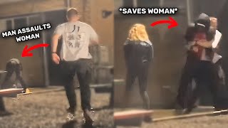 Man Saves Woman From Illegal Immigrant When Men FIGHT BACK Against Woke People 4 [upl. by Aivatan]