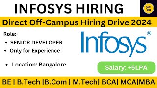 INFOSYS OffCampus Drive Hiring 202320222024 BATCHApply Latest job Fresher and Experience [upl. by Assilam876]