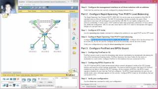 3322  2322 Packet Tracer  Configuring Rapid PVST [upl. by Almeeta762]