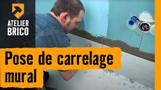 Atelier brico HORNBACH  Pose de carrelage mural [upl. by Leffert]