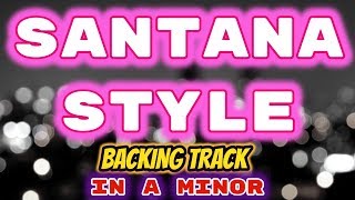 Santana Style Backing Track [upl. by Attesoj]