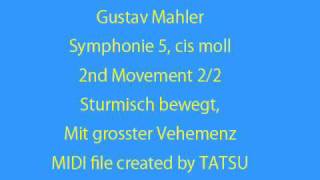 MIDIMahler Symphony 5 Movement 2 22 [upl. by Salokkin]