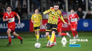 Moreton City Excelsior v Campbelltown City  Highlights  Australia Cup 2024 Round of 32 [upl. by Namaj411]