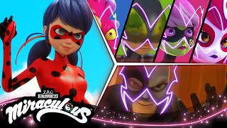 MIRACULOUS  😈 AKUMATIZED  Compilation 1 🐞  SEASON 4  Tales of Ladybug and Cat Noir [upl. by Ahtelahs]