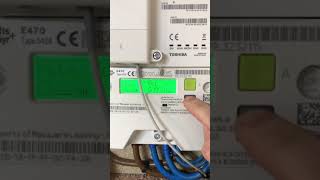 How to read electric smart meter  Landis Gyr E470 Type 5424 Eon [upl. by Leunamne]